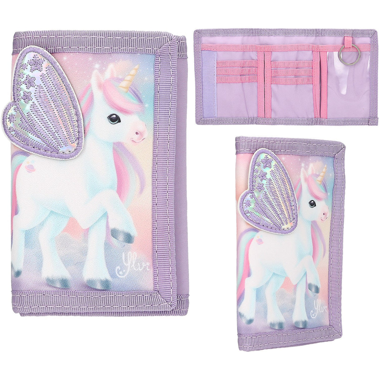 Ylvi Purse Med Appliquéd Wing