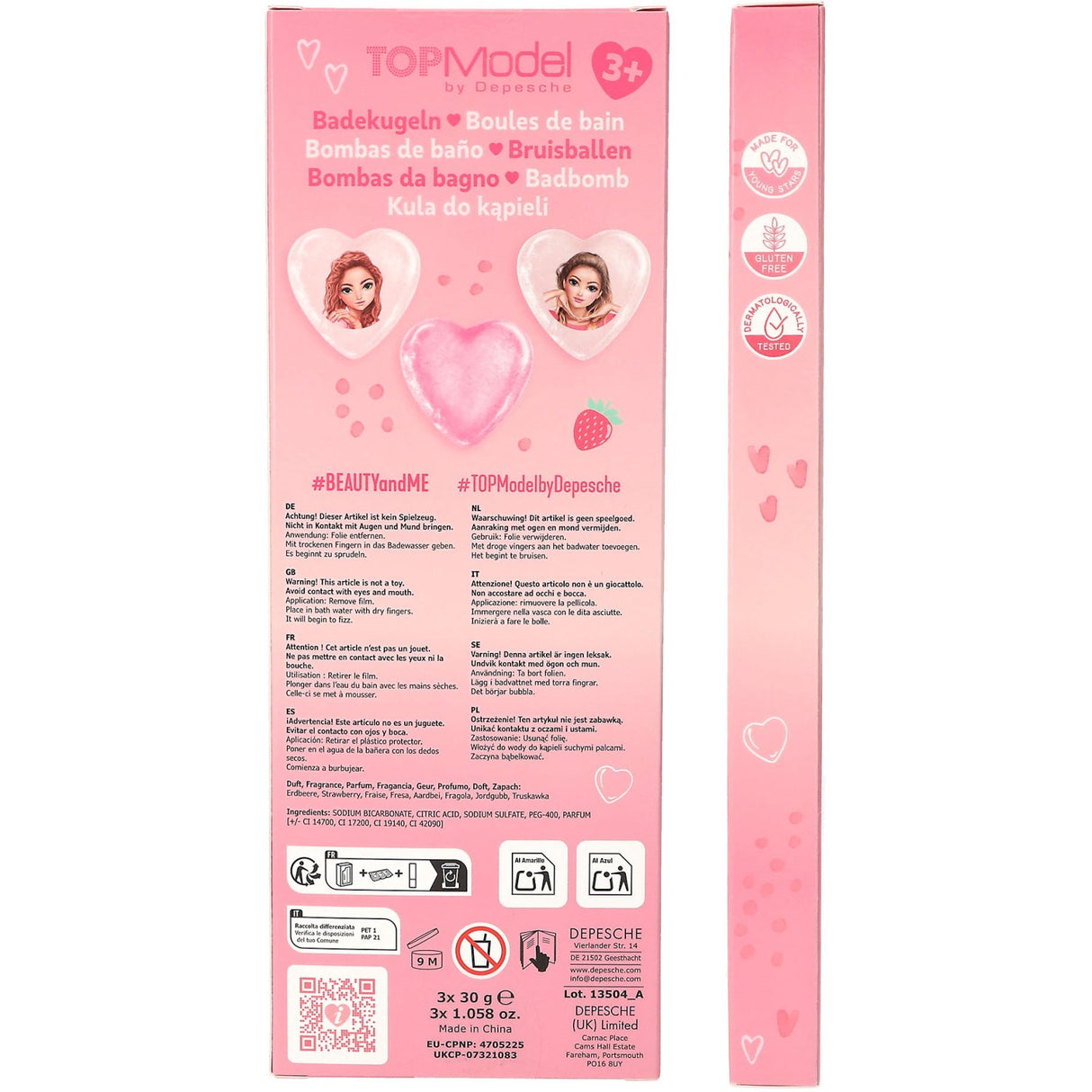 TOPModel Beauty And Me Printed Bathfizzers