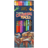 Dino World Erasable Colouring Pencils