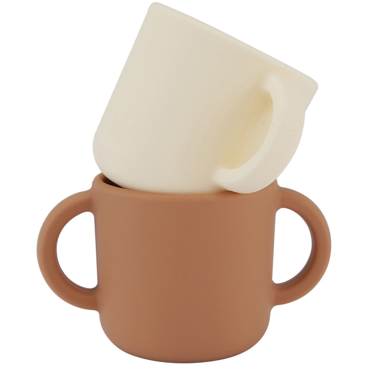 By Lille Vilde Terra & Cream Cups W/lids 2pcs