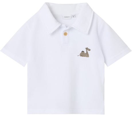 Name It Bright White Janus Regular Polo