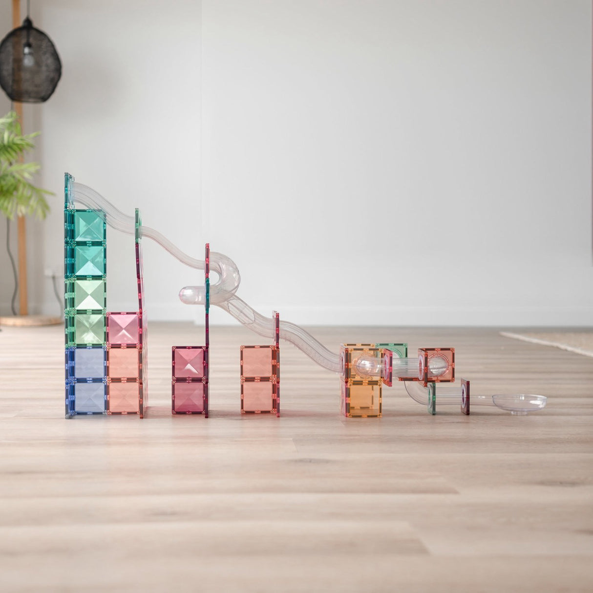 Connetix Pastel Ball Run Expansion Pakke 80 Styks