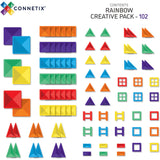 Connetix Rainbow Creative Pakke 102 Styks