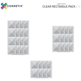 Connetix Clear Rectangle Pakke 12 Styks