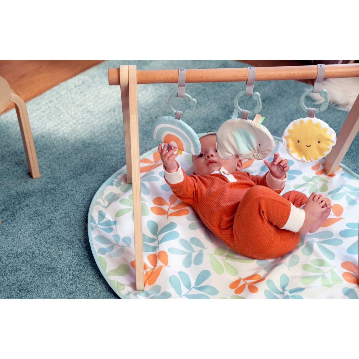 Ingenuity Sun Valley™ Wooden Leketøy Arch & Play Mat