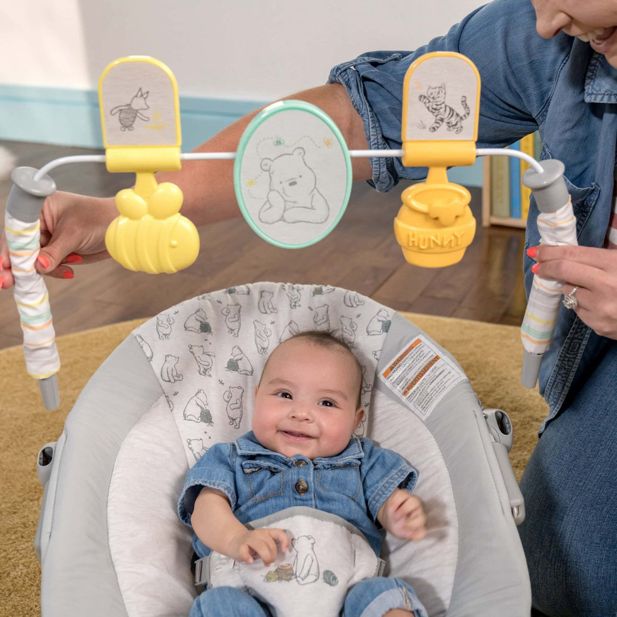 Bright Starts Disney Winnie The Pooh Classic Pals™ Vibrating Bouncer