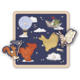 FILIBABBA Little Adventurers Wooden Sensory Puslespill