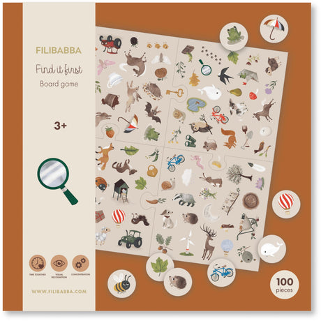 FILIBABBA Who Finds It First? Board Game