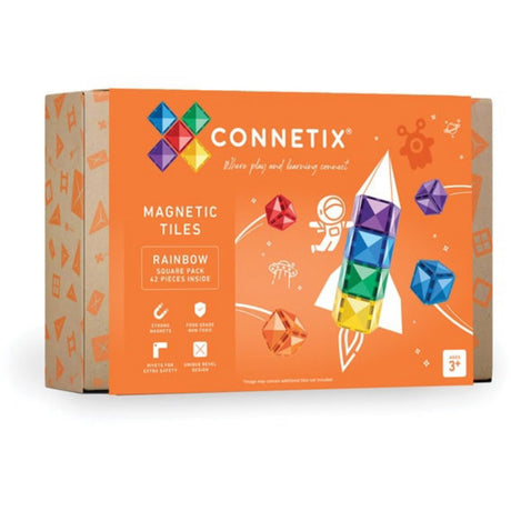 Connetix Rainbow Square Pakke 42 Styks