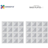 Connetix Clear Base Plate Pakke 2 Styks