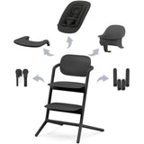 Cybex Stunning Black LEMO 4in1 Sett