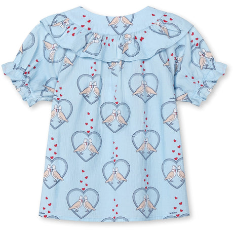 Fliink Dream Blue Aop Colombe Ss Bluse