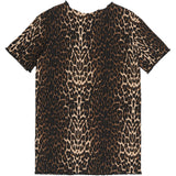 The New Oxford Tan AOP Ellen Rib T-Shirt