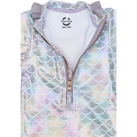 Mikk-Line Lavender Aura AOP UV Badedrakt Frill Resirkulert