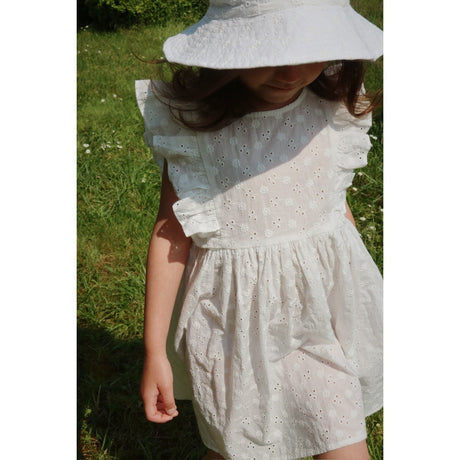 Konges Sløjd Optic White Lacey Kjole