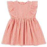 Konges Sløjd Flamingo Plume Check Kim Frill Kjole Gots