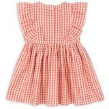 Konges Sløjd Flamingo Plume Check Kim Frill Kjole Gots