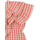 Konges Sløjd Flamingo Plume Check Kim Frill Ss Skjorte Gots