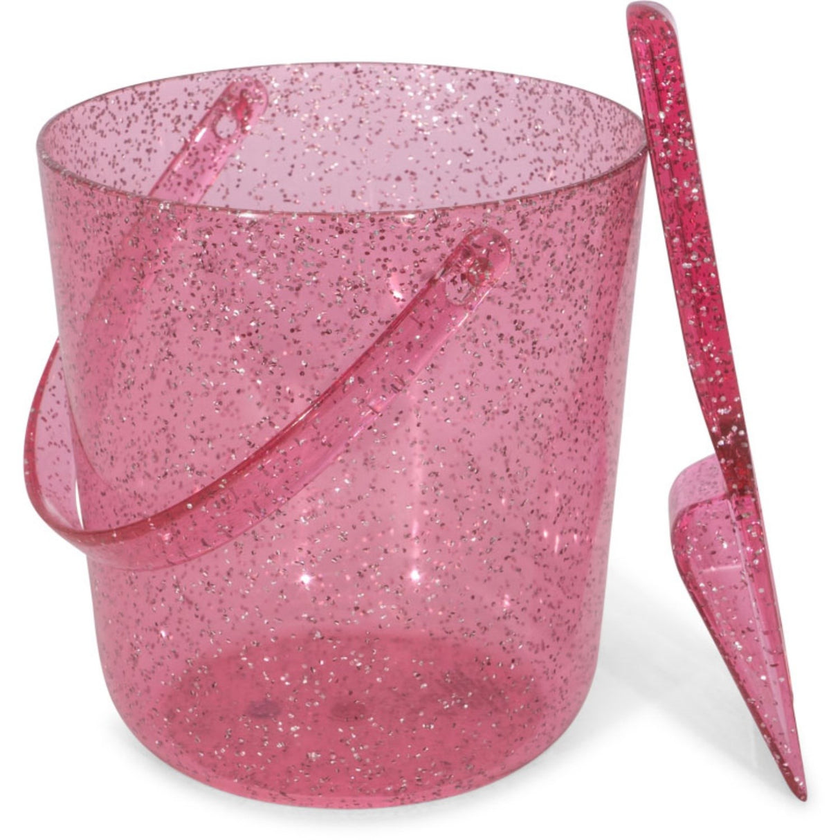 Konges Sløjd Sparkling Pink Strand Bøtte og Skuffe Glitter