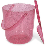Konges Sløjd Sparkling Pink Strand Bøtte og Skuffe Glitter