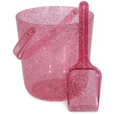 Konges Sløjd Sparkling Pink Strand Bøtte og Skuffe Glitter