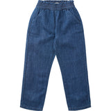 Copenhagen Colors Dark Indigo Blue Washed Organic Chinos M. Bow Regular Fit