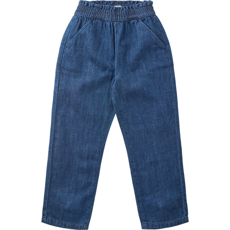 Copenhagen Colors Dark Indigo Blue Washed Organic Chinos M. Bow Regular Fit