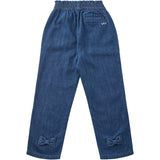 Copenhagen Colors Dark Indigo Blue Washed Organic Chinos M. Bow Regular Fit