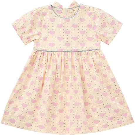 COPENHAGEN COLORS Heart Aop Heart & Dots Kjole