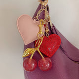 Bow's by Stær Cherry Nøkkelring - Rose