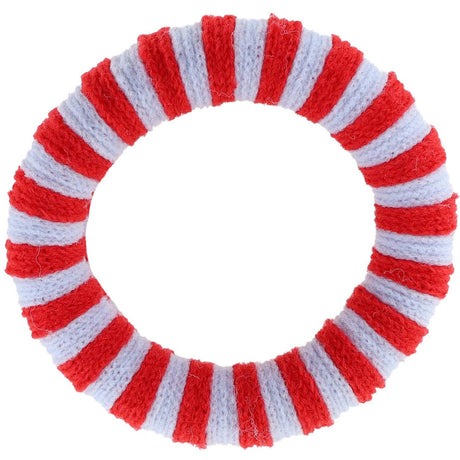 Bow's by Stær Ea Hårstrikk - Rød/Lyseblå Stripete 6-pakning