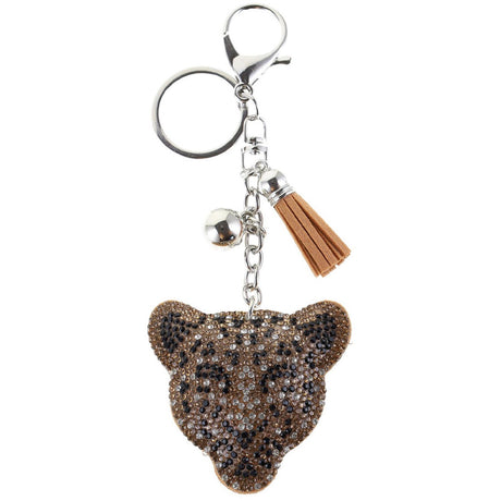 Bow's by Stær Leopard Nøkkelring - Brun