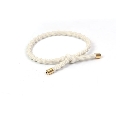 Bow's by Stær Petra Hårelastikk - Off-White 6-Pakning