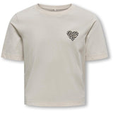 kids ONLY Pumice Stone Leo Heart Rex Leo Heart T-Shirt Noos