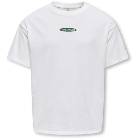 kids ONLY Cloud Dancer Guava Phoebe Life Loose Fresh T-Shirt