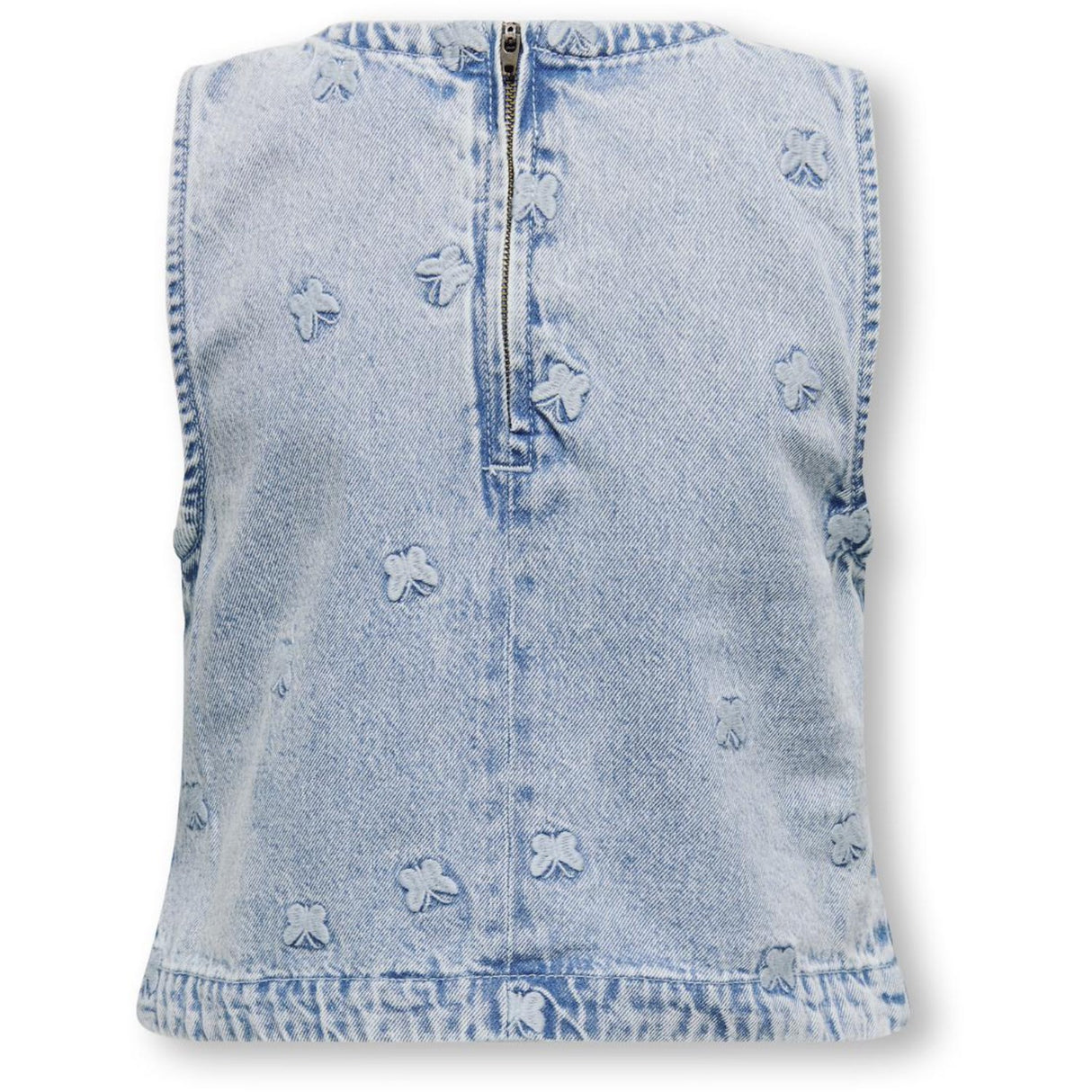 kids ONLY Light Blue Denim Butterfly Freja Butterfly Topp Denim