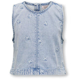 kids ONLY Light Blue Denim Butterfly Freja Butterfly Topp Denim