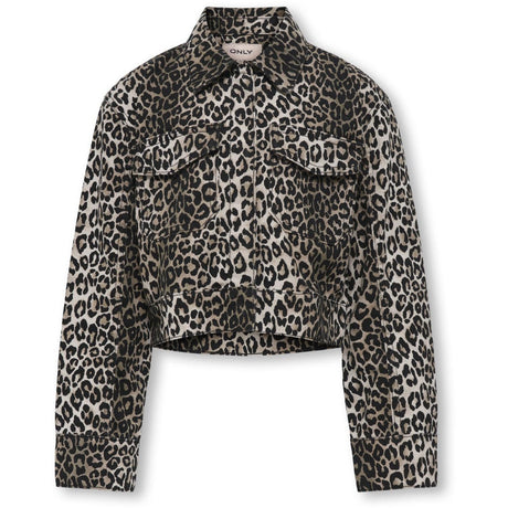 kids ONLY Black Leo Sandra-Lumi Printed Jakke