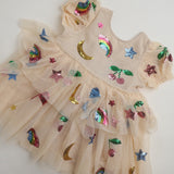 Konges Sløjd Rainbow Twinkle Yvonne Puff Kjole