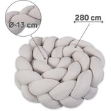 babybay® Beige Nest Snake Jersey Flettet 280 Cm