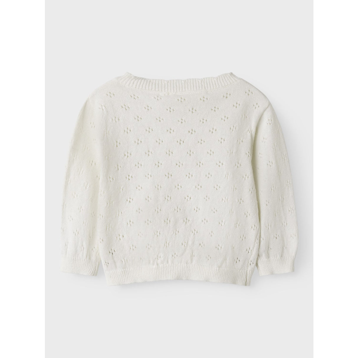 Lil'Atelier Coconut Milk Gliva Ivo Strikk Cardigan