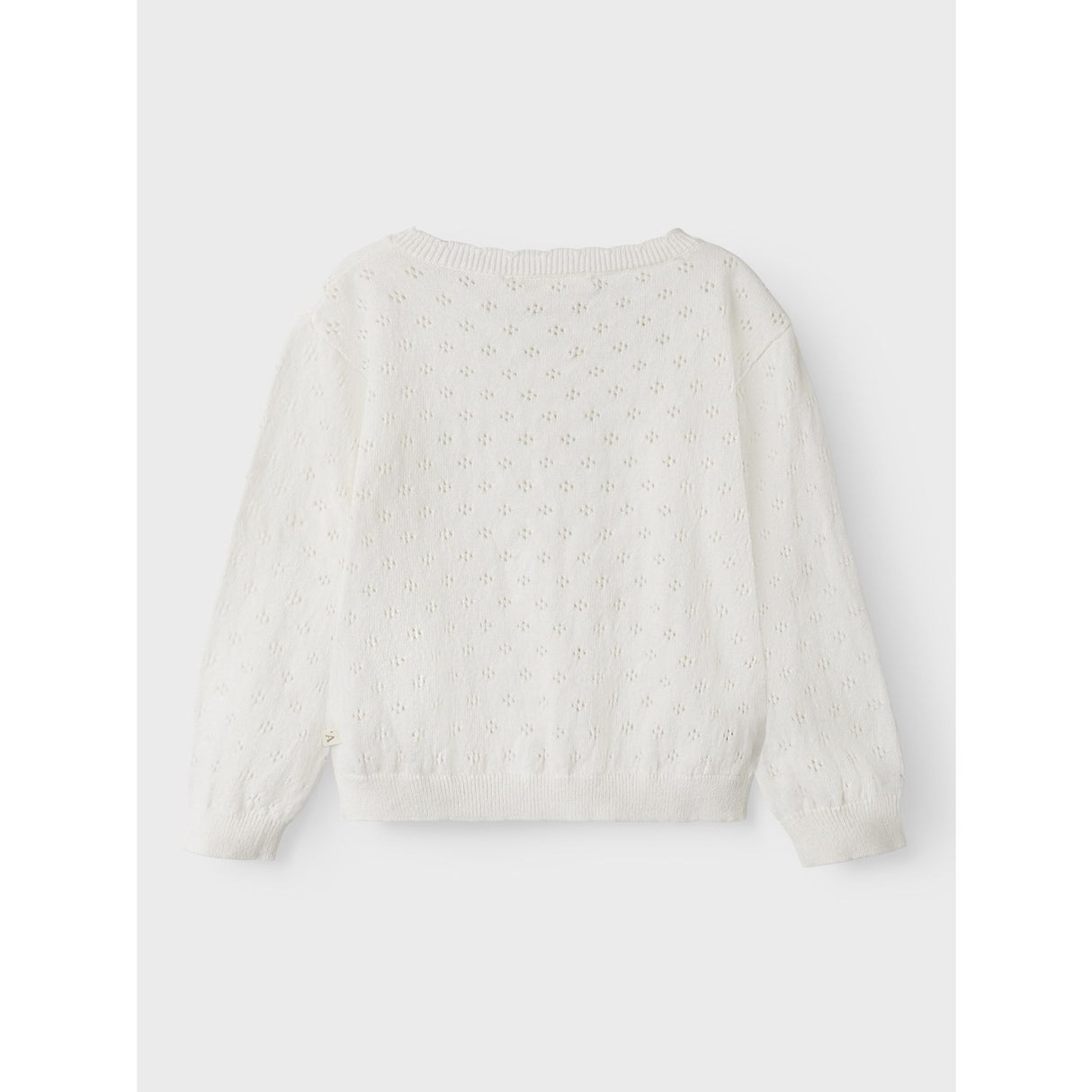 Lil'Atelier Coconut Milk Gliva Ivo Strikk Cardigan