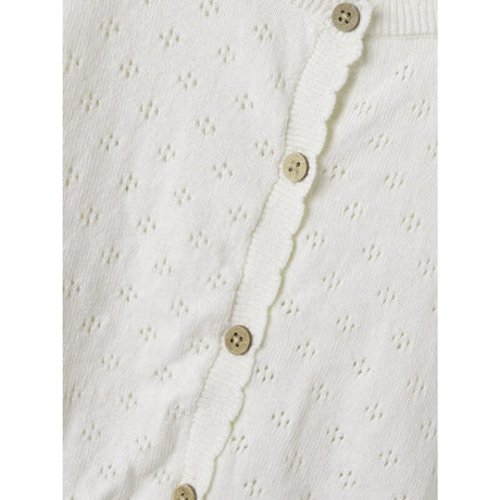 Lil'Atelier Coconut Milk Gliva Ivo Strikk Cardigan