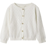 Lil'Atelier Coconut Milk Gliva Ivo Strikk Cardigan