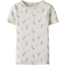 Lil'Atelier Coconut Milk Forget Me Not Gayo Sig Slim T-Shirt