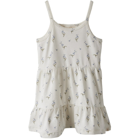 Lil'Atelier Coconut Milk Forget Me Not Gayo San Stropp Kjole