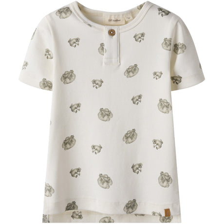 Lil'Atelier Coconut Milk Frog Gayo Sil Slim T-Shirt