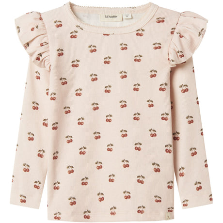 Lil'Atelier Silver Peony Lavo Eve Slim Bluse