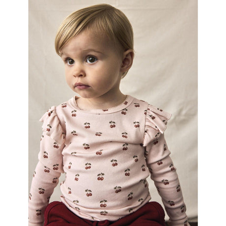 Lil'Atelier Silver Peony Lavo Eve Slim Bluse