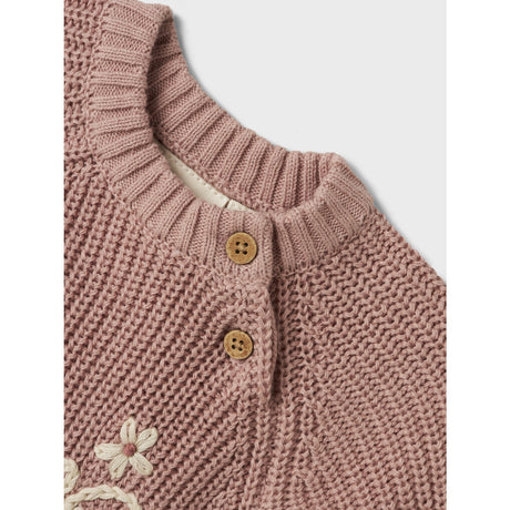 Lil'Atelier Misty Rose Emlen Emb Strikk